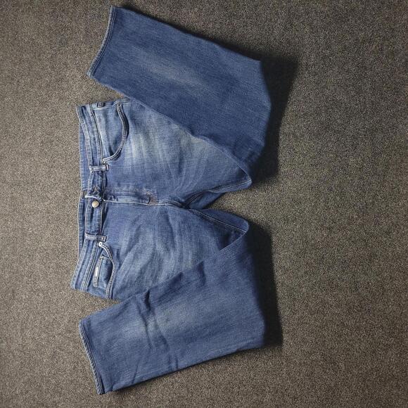 ALTERED Hugo Boss Mens Jeans Regular Straight Leg Stretch Blue W36 L26 ALTERED - Picture 1 of 9